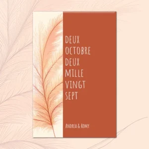 Save the Date - Poussière d’ocre