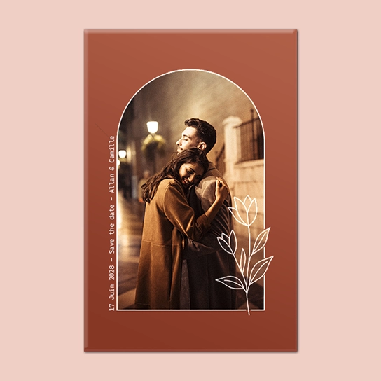 Save the Date - Lueur Terracotta